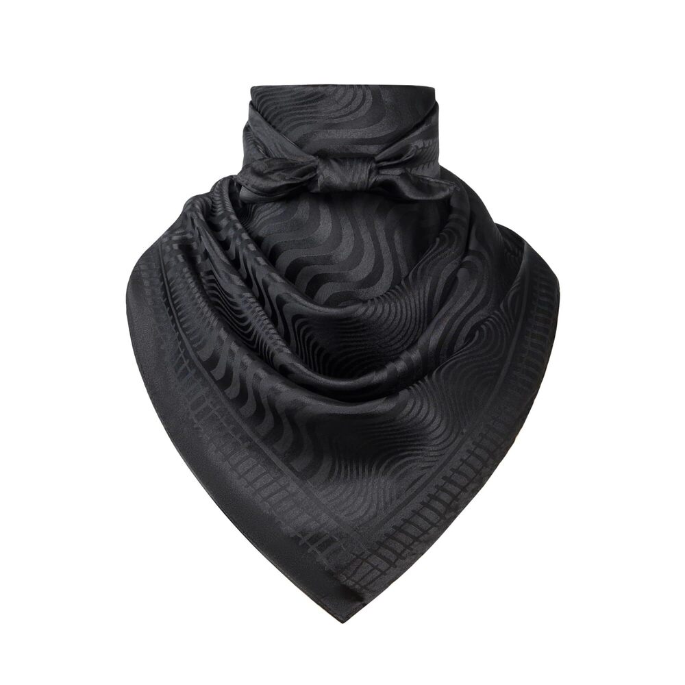 8972 35" 's Large Square Jacquard Scarf - Cowboy Wild Rugged Style